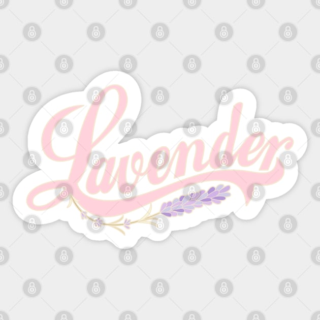 Lavender flower Sticker by mkbl